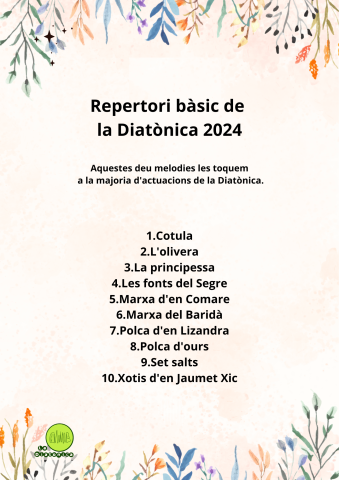 Repertori bàsic de la Diatònica